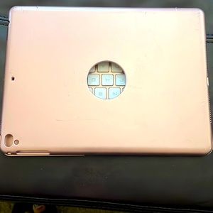 Pink iPad case with keyboard